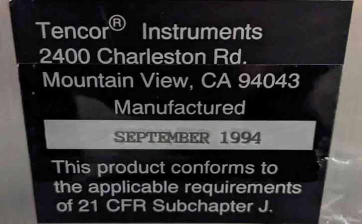 KLA Tencor 6400���A�z�y�O��