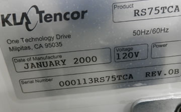 KLA RS75����yԇ�x